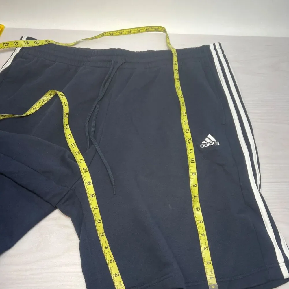 Adidas Shorts Mens 3XLT Training Soccer Running knit‎ Fleece Sweat Shorts
